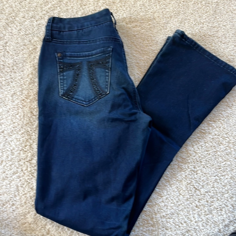 Seven denim dark blue flares